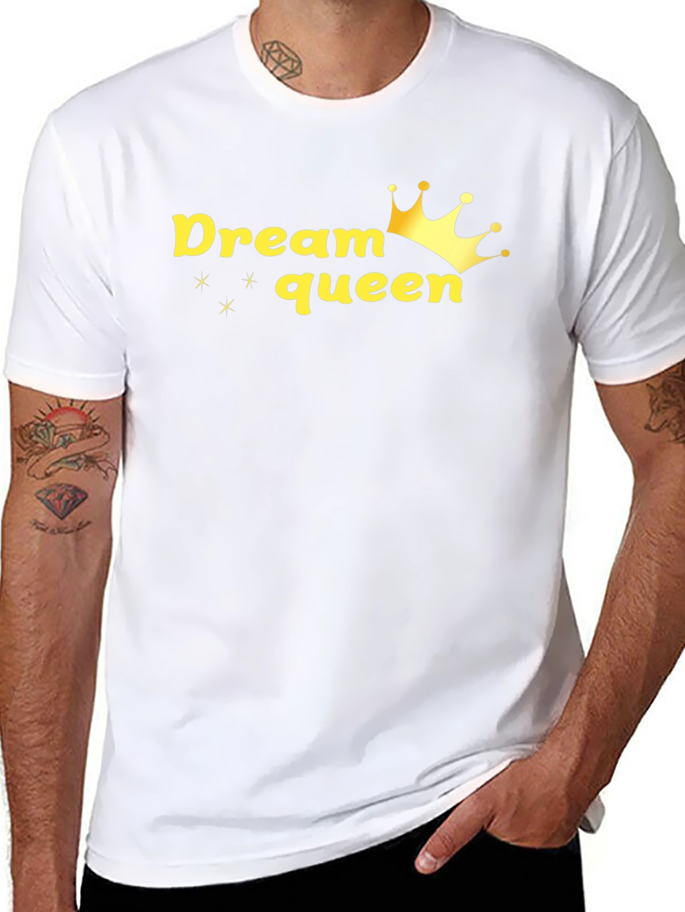 Dream Queen Graphic Black T-Shirt