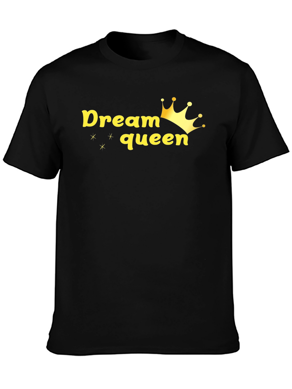 Dream Queen Graphic Black T-Shirt