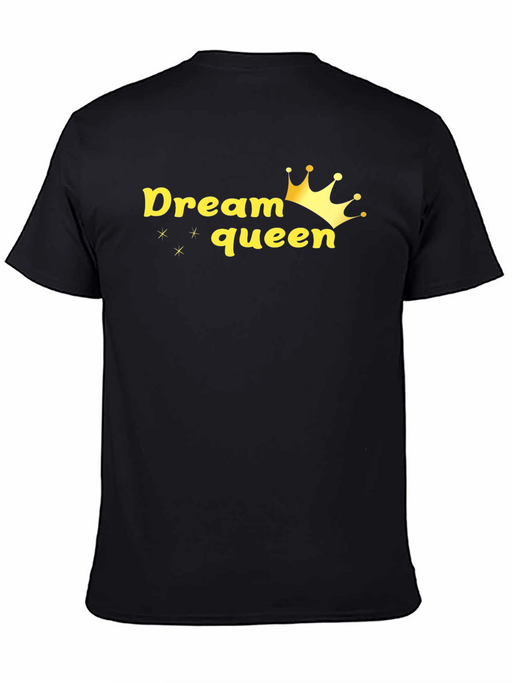 Dream Queen Graphic Black T-Shirt
