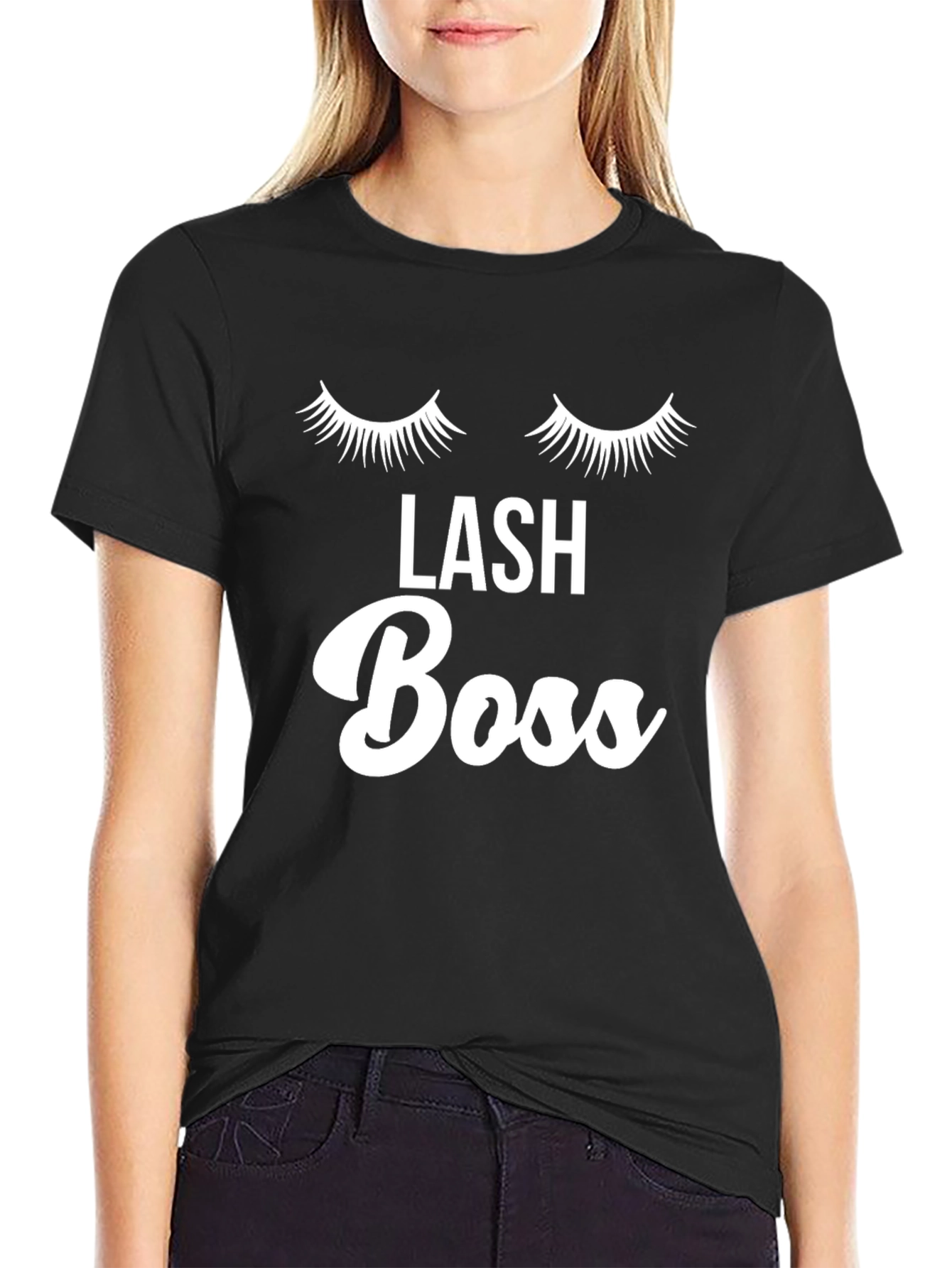 Lash Boss Graphic Tee - Stylish Eyelash Design