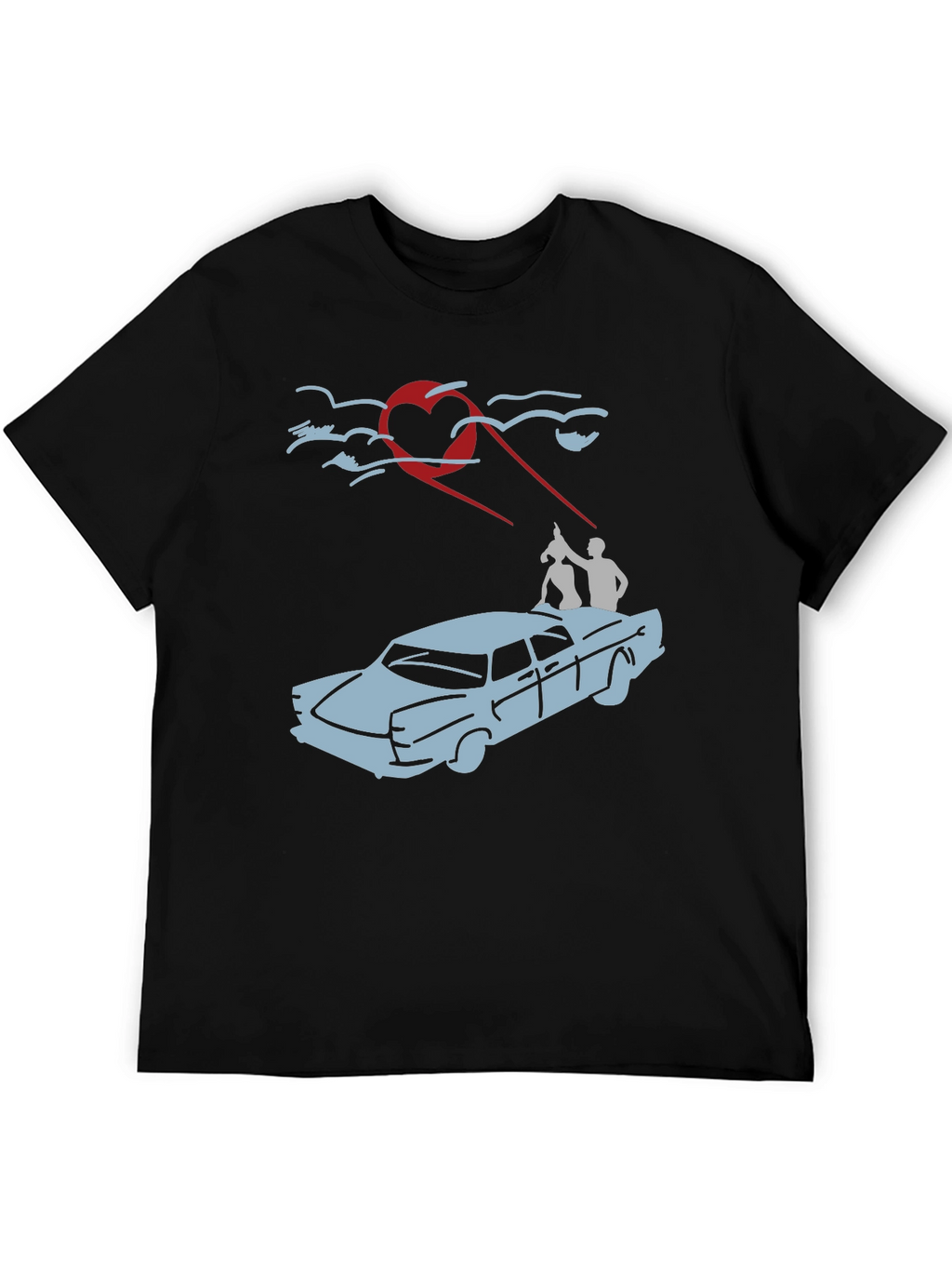 Heart-Beam Car Ride T-Shirt