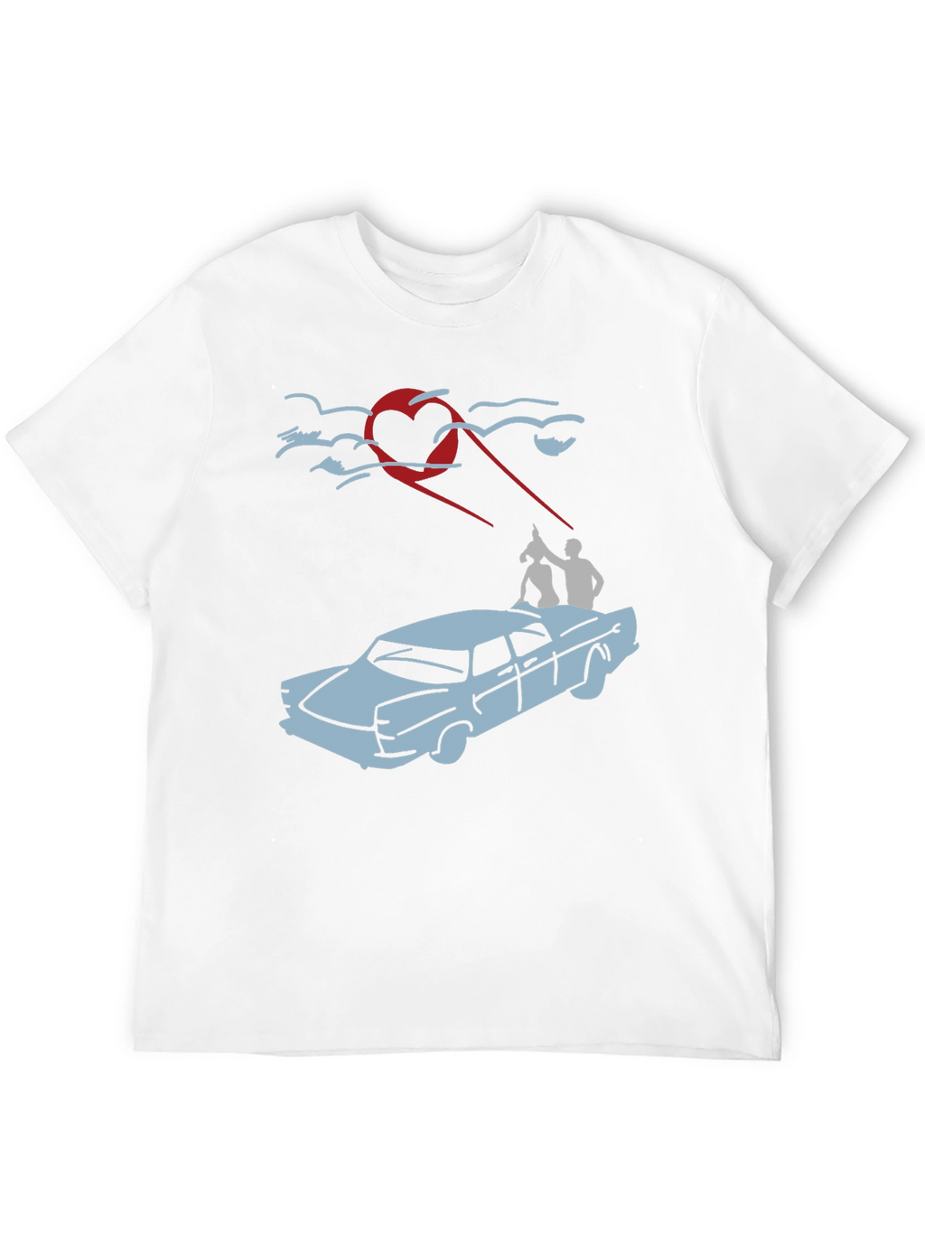Heart-Beam Car Ride T-Shirt