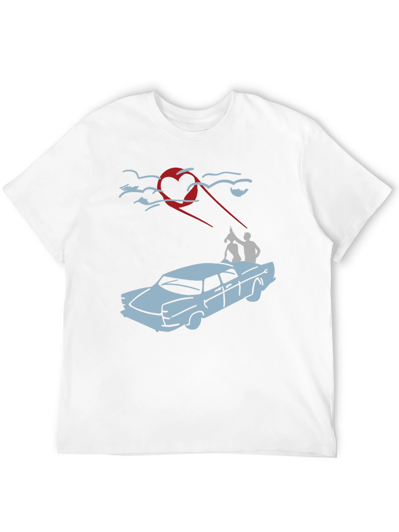 Heart-Beam Car Ride T-Shirt