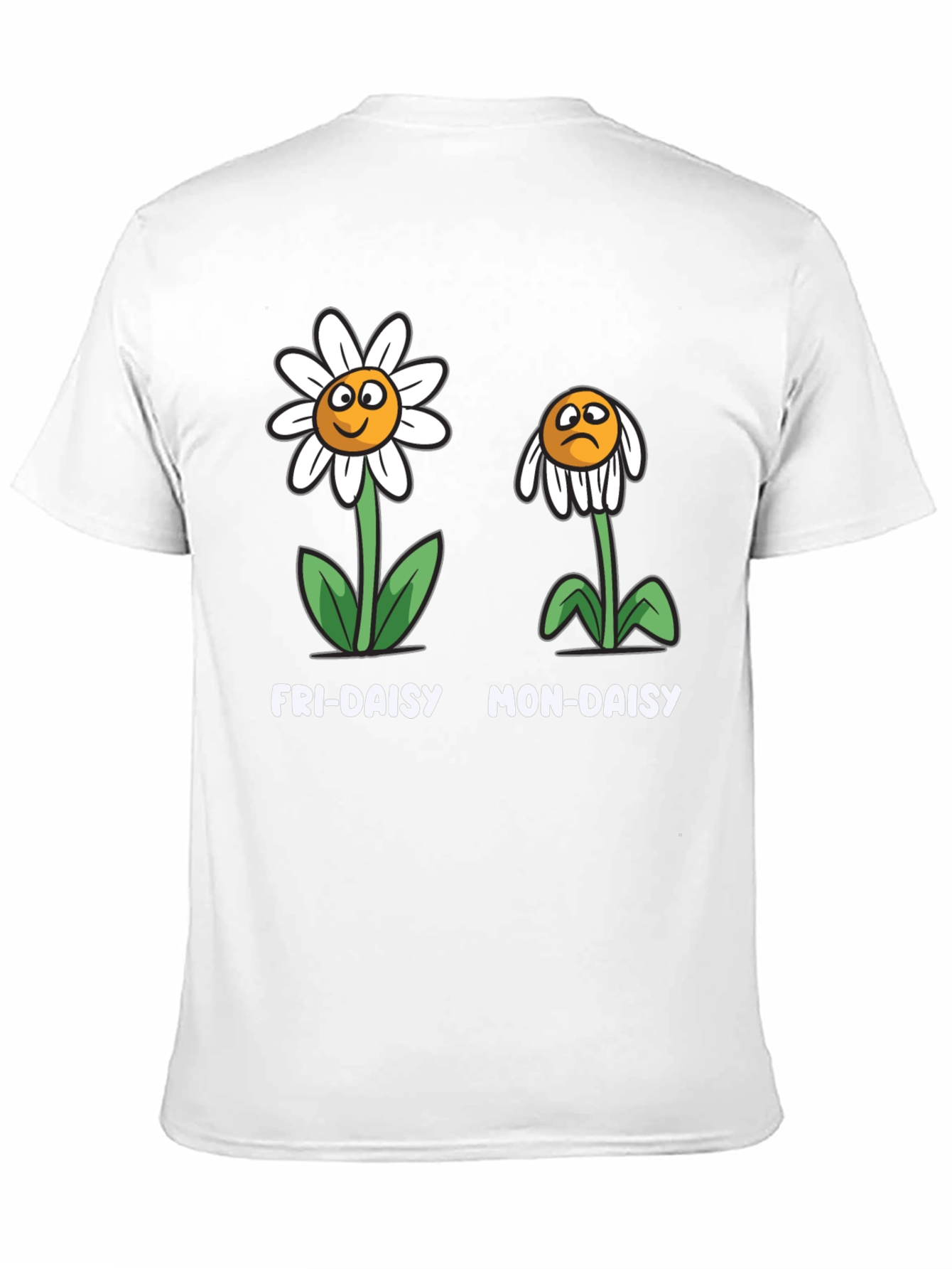 Fri-Daisy Mon-Daisy Graphic T-Shirt