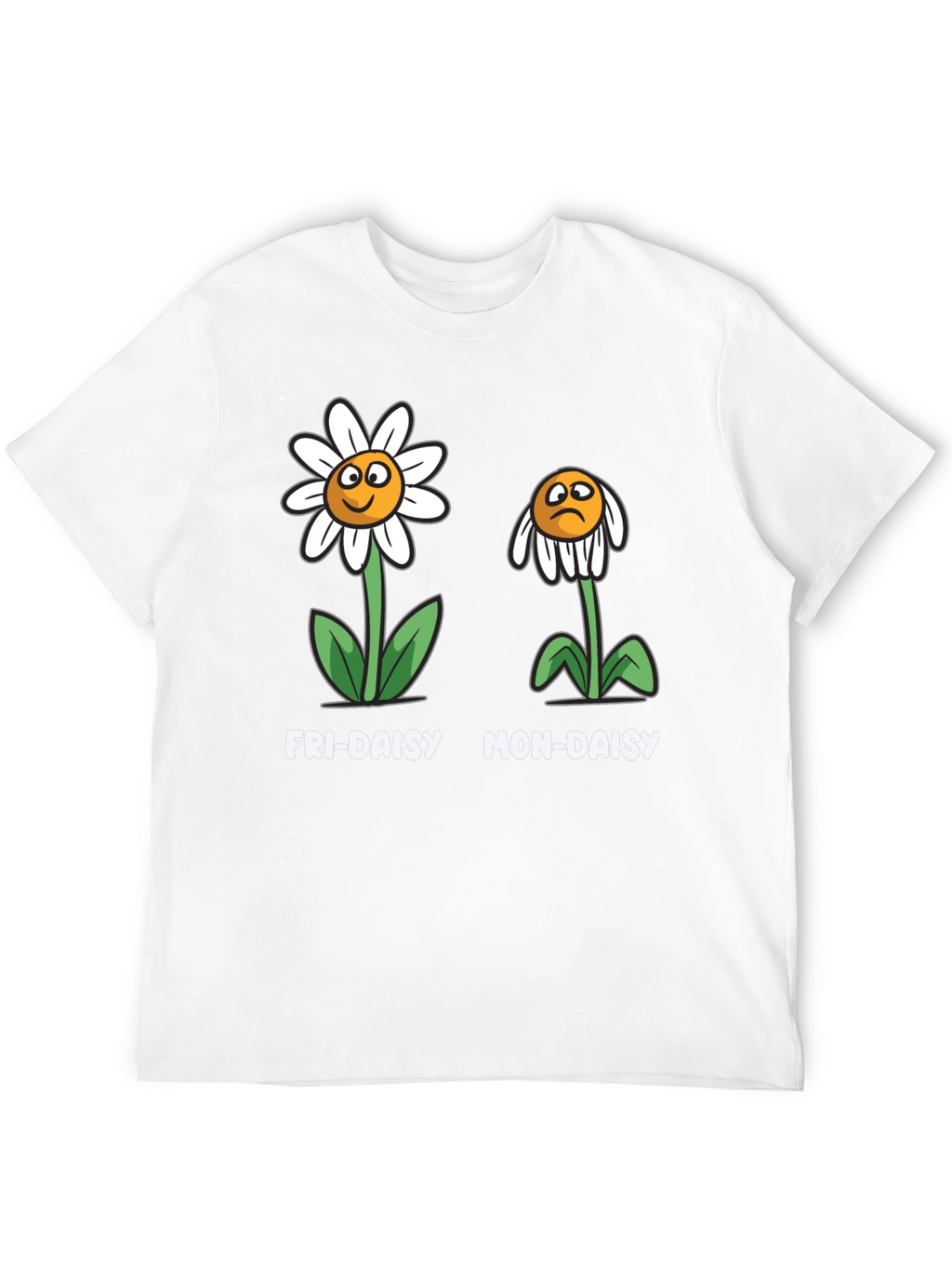 Fri-Daisy Mon-Daisy Graphic T-Shirt