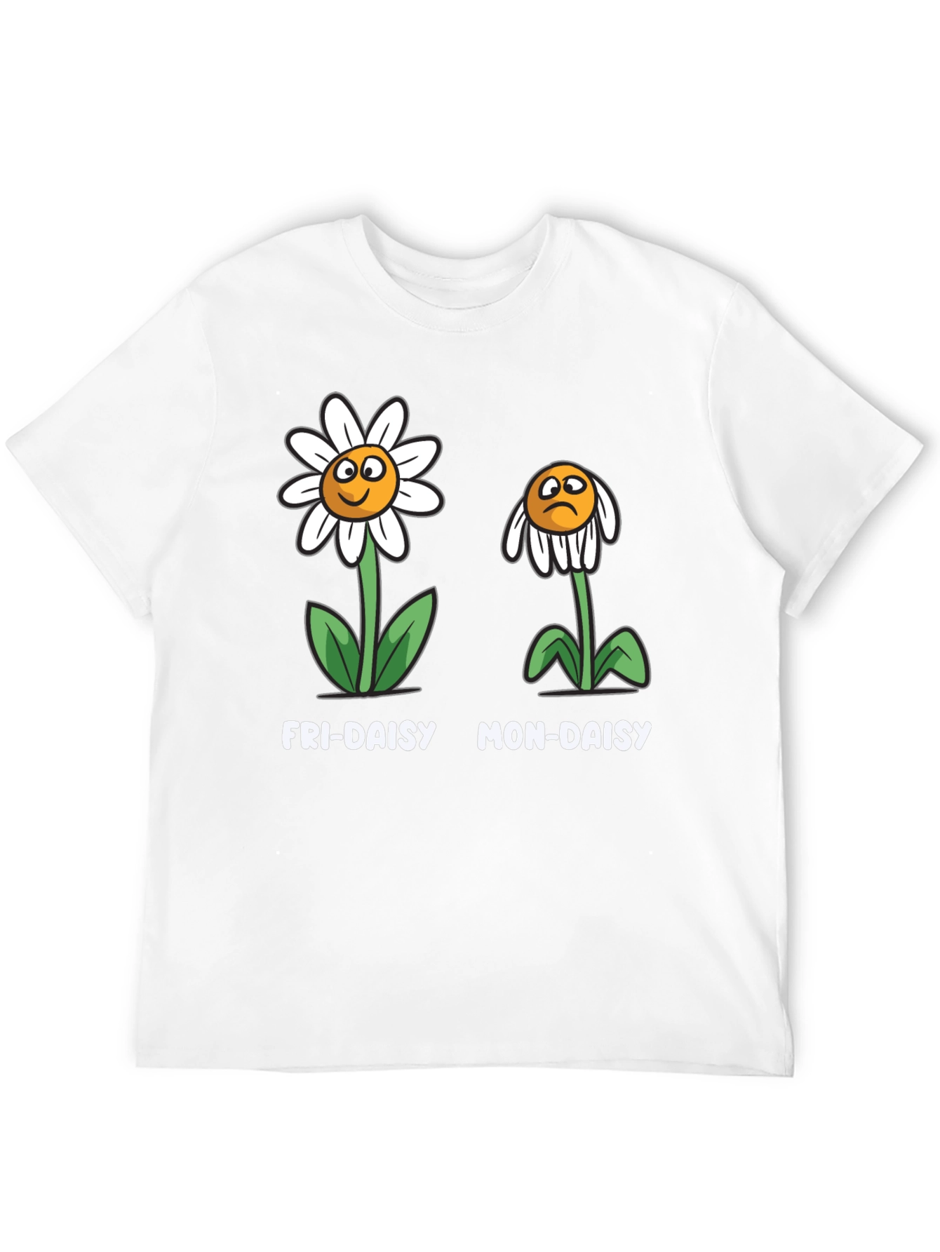 Fri-Daisy Mon-Daisy Graphic T-Shirt
