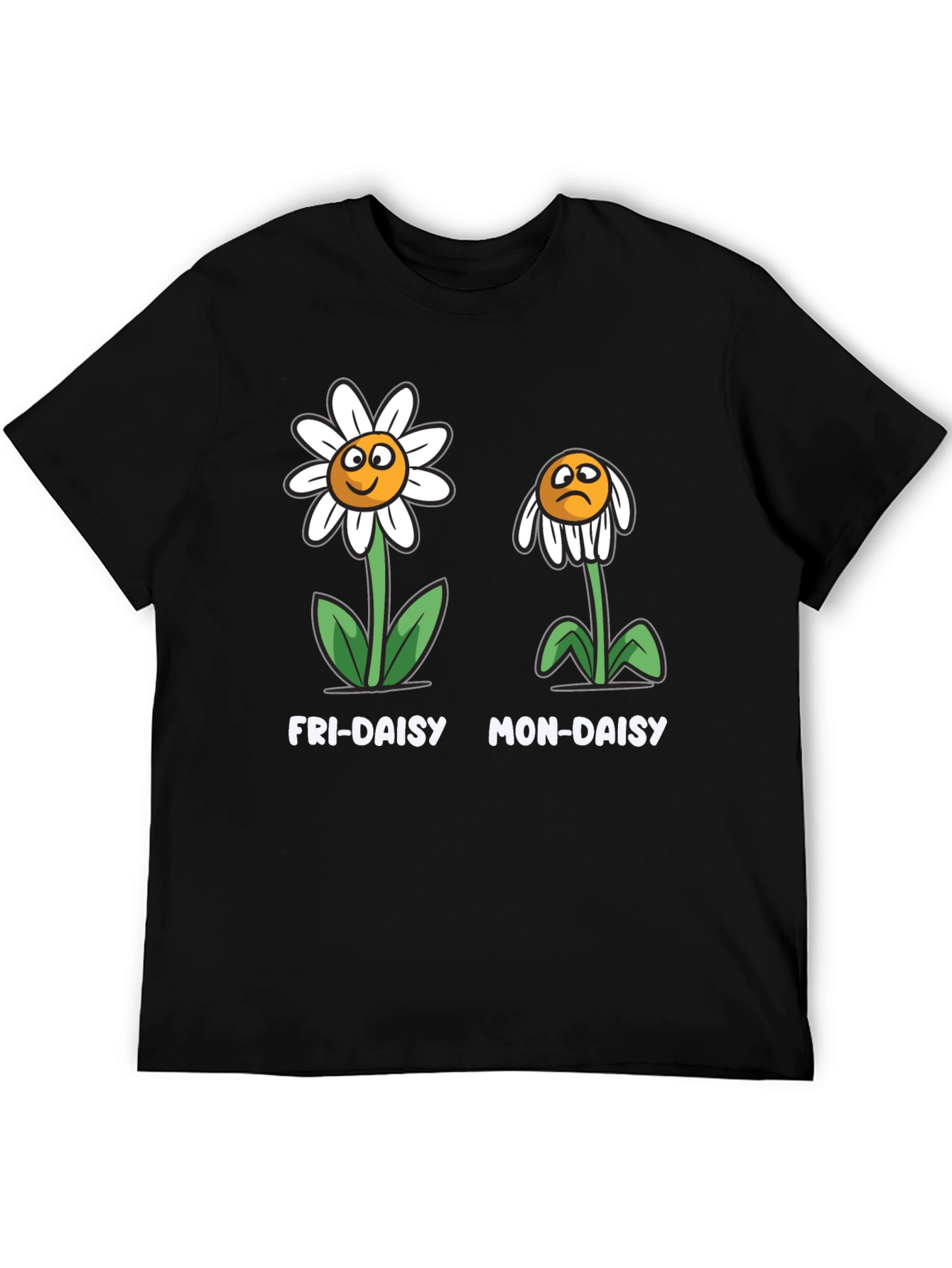 Fri-Daisy Mon-Daisy Graphic T-Shirt