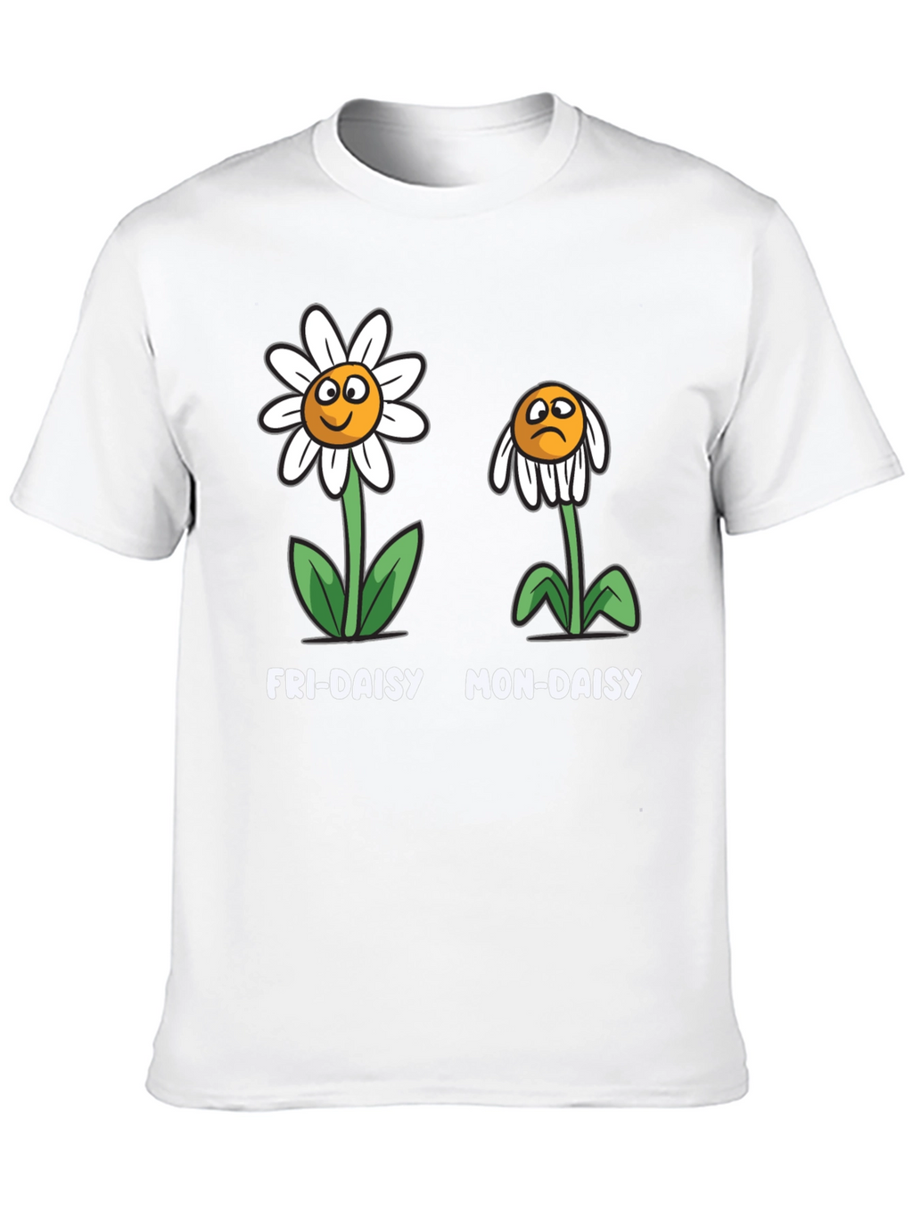Fri-Daisy Mon-Daisy Graphic T-Shirt