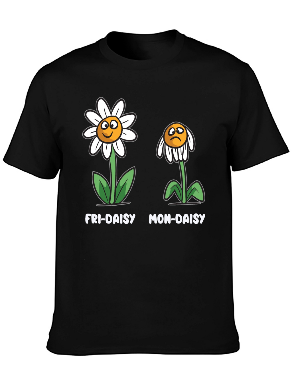 Fri-Daisy Mon-Daisy Graphic T-Shirt