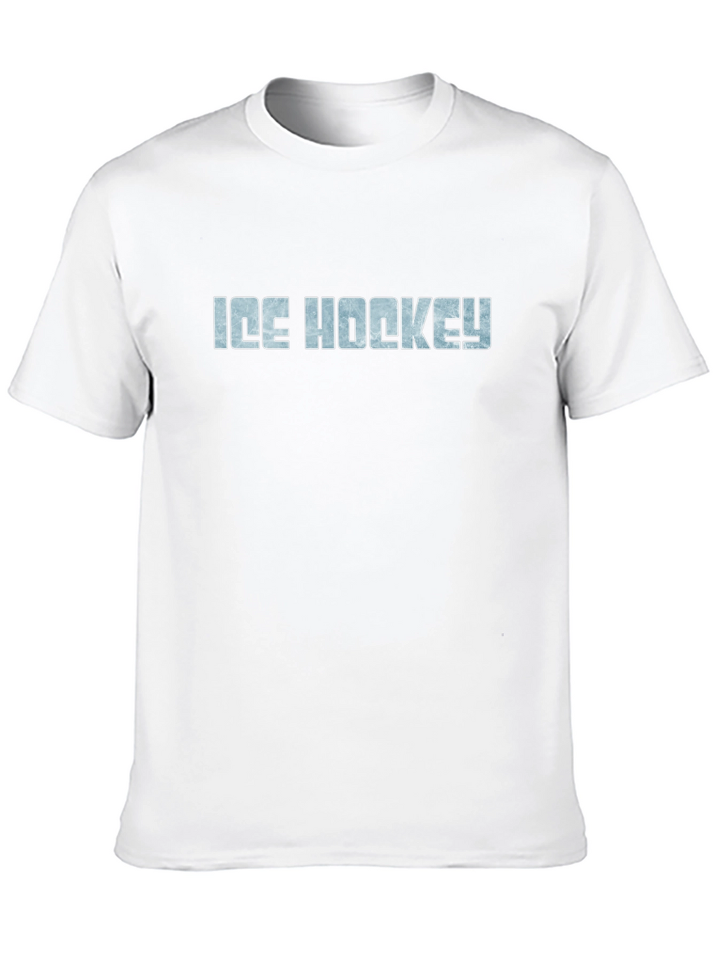 Ice Hockey Graphic T-Shirt - Black