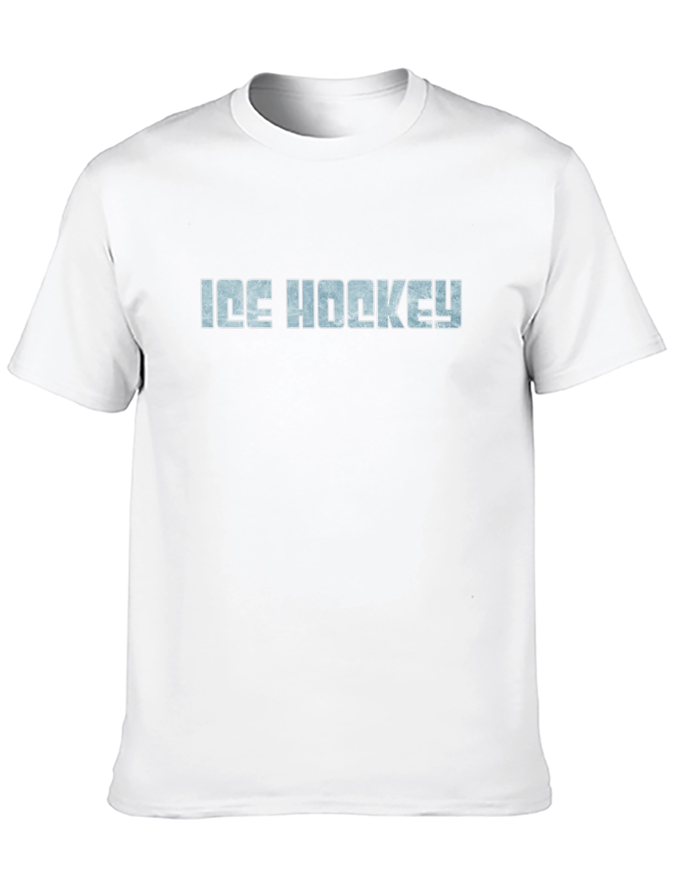Ice Hockey Graphic T-Shirt - Black