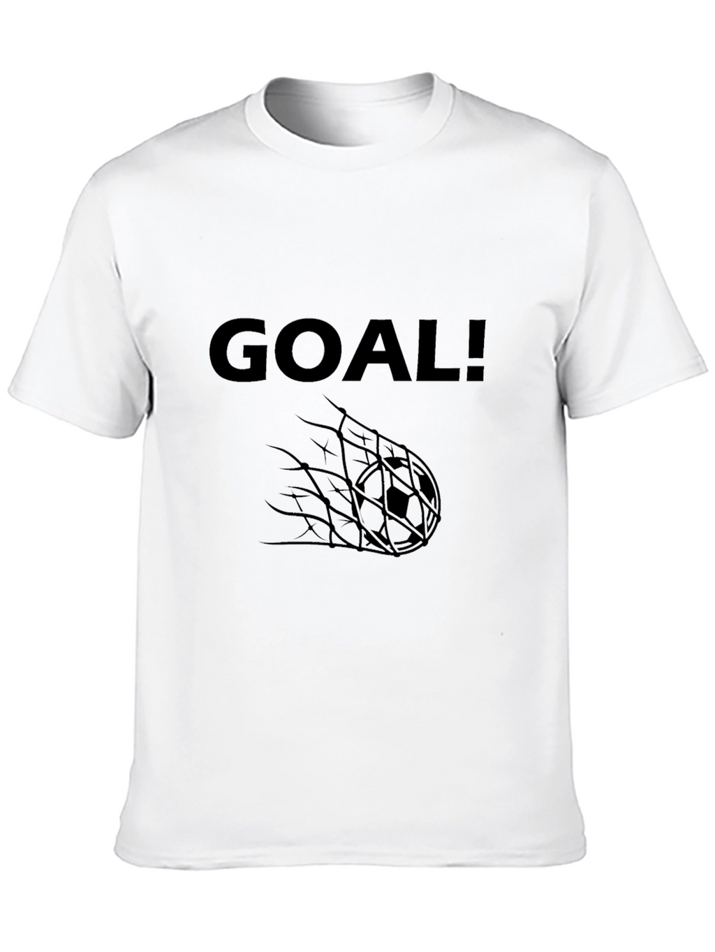 Goal! Graphic Tee - Black Cotton T-Shirt