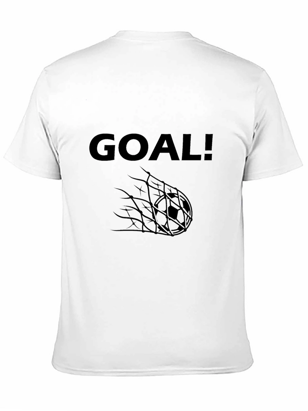 Goal! Graphic Tee - Black Cotton T-Shirt