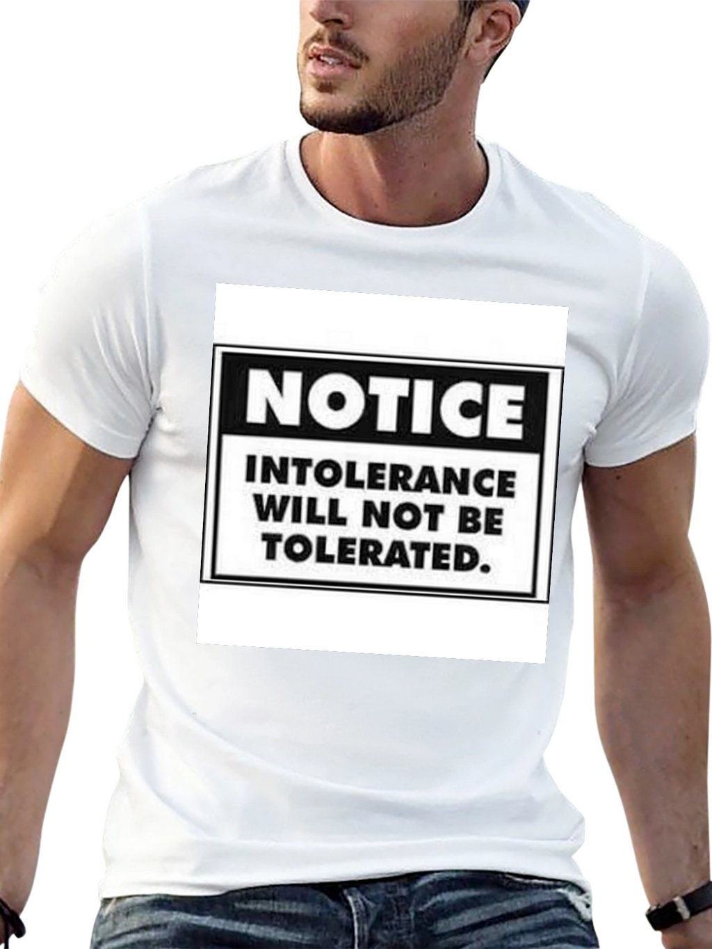 Intolerance Will Not Be Tolerated Graphic Tee
