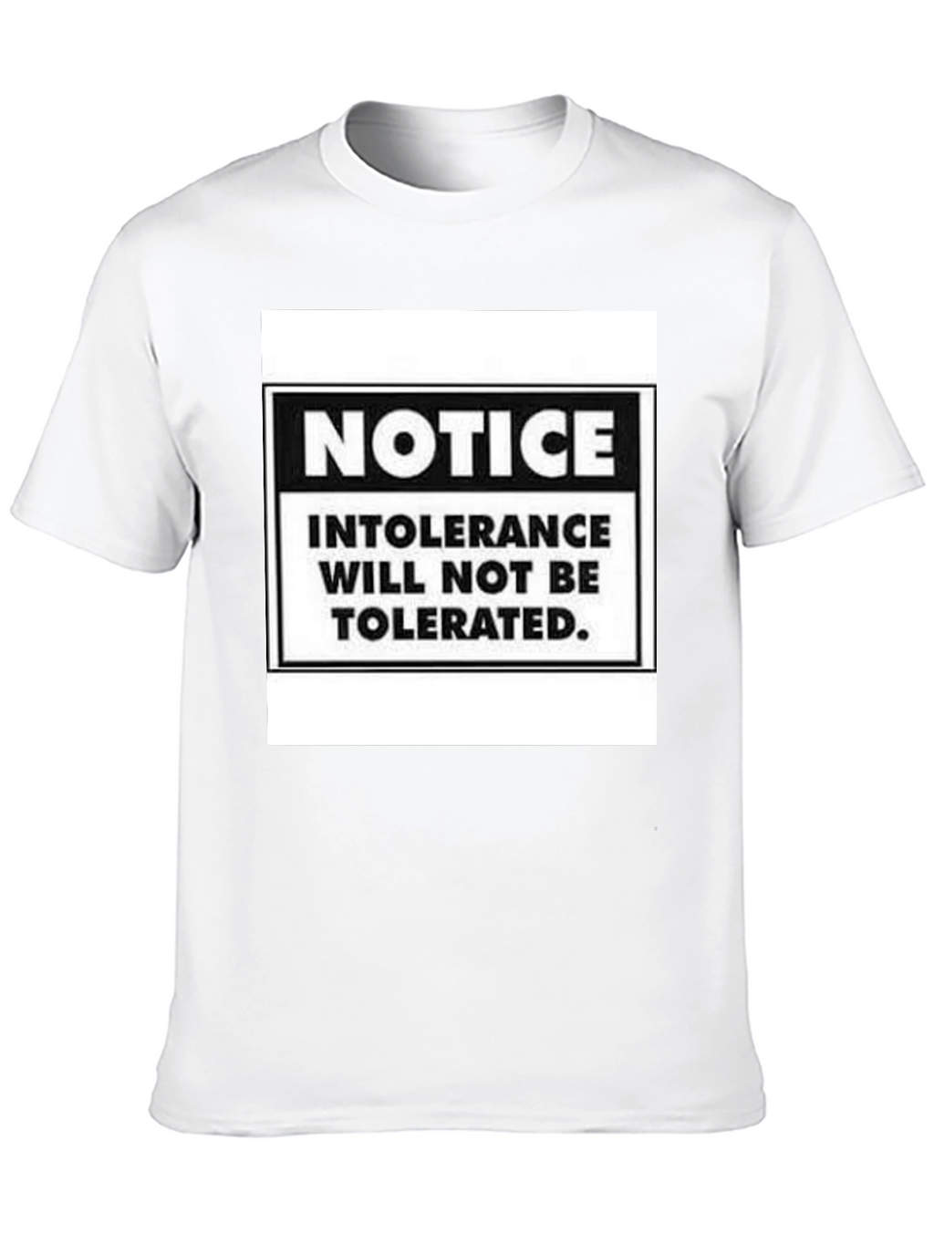 Intolerance Will Not Be Tolerated Graphic Tee
