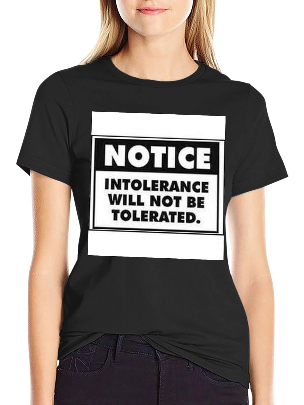 Intolerance Will Not Be Tolerated Graphic Tee