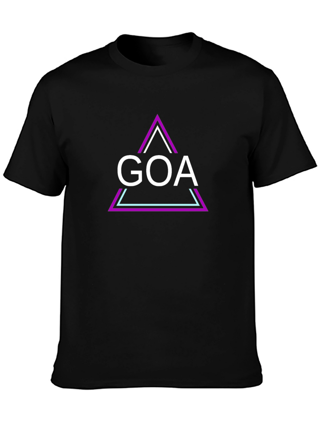 Goa Graphic Tee - Modern Triangle Design