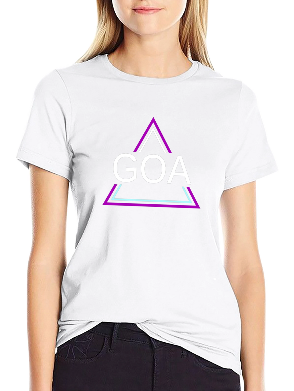 Goa Graphic Tee - Modern Triangle Design