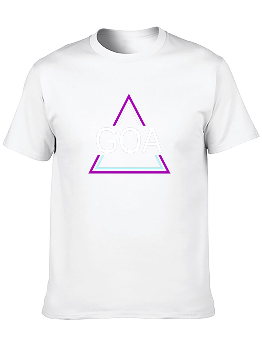 Goa Graphic Tee - Modern Triangle Design