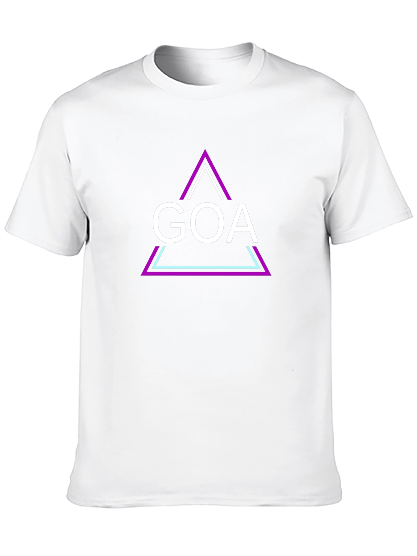 Goa Graphic Tee - Modern Triangle Design
