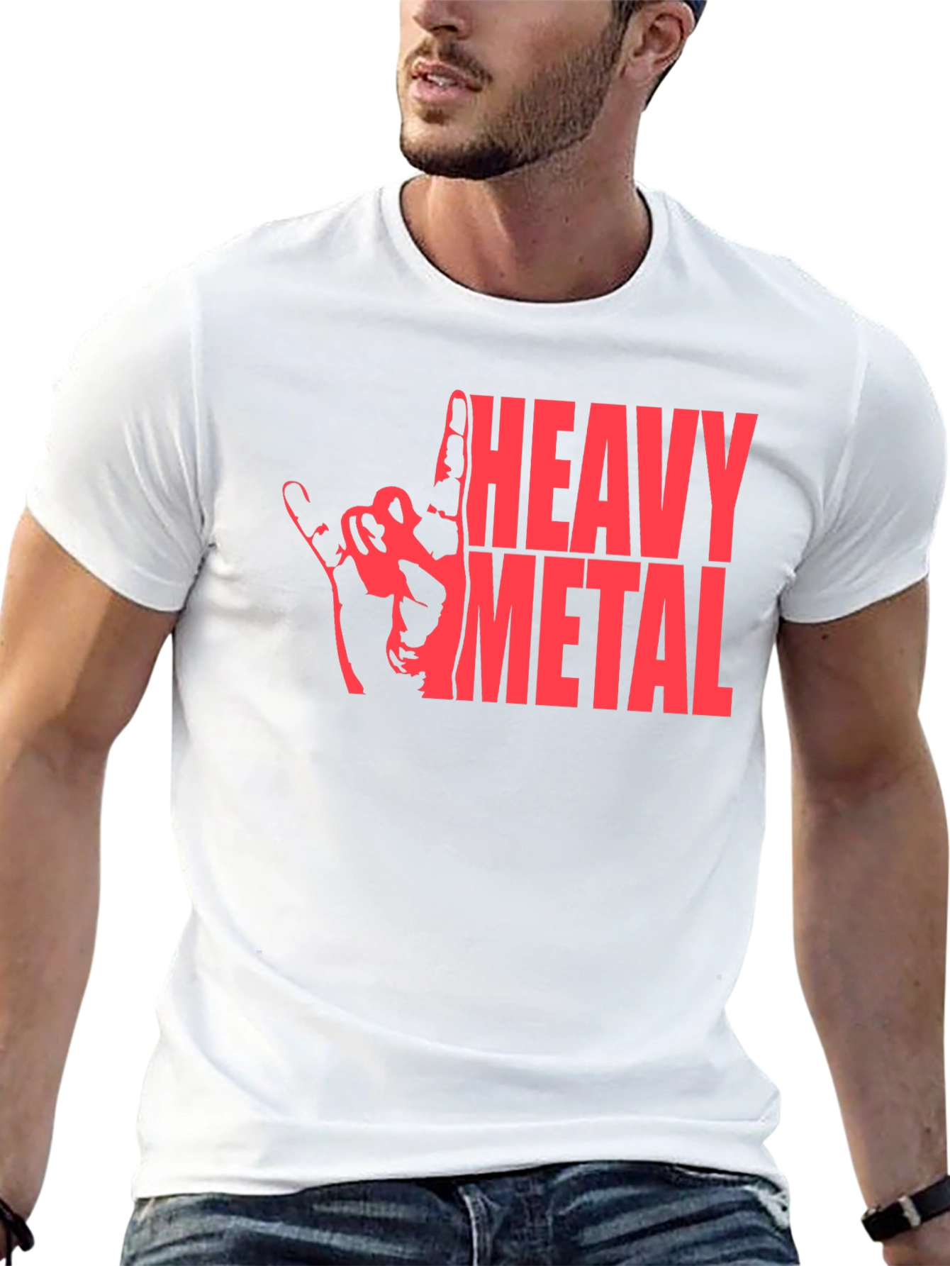 Heavy Metal Graphic T-Shirt - Rock On!