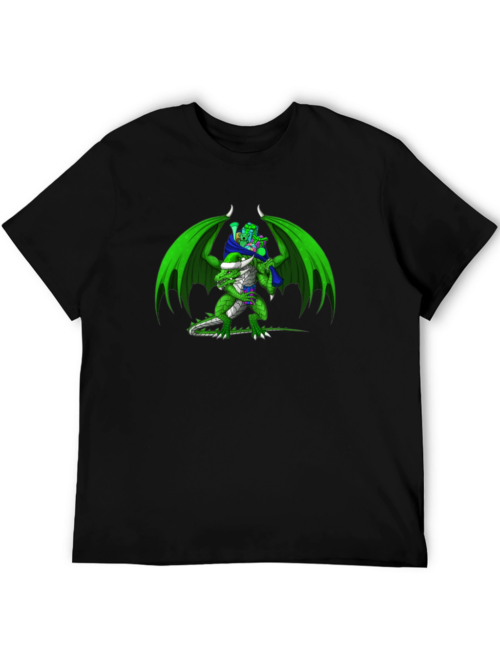 Dragon & Goblin Graphic Tee - Black