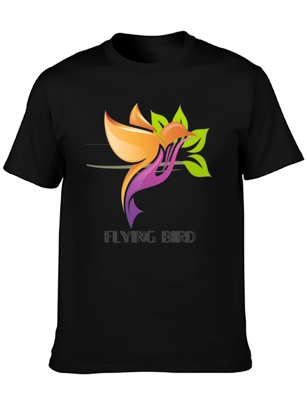 Flying Bird Graphic T-Shirt - Modern Design