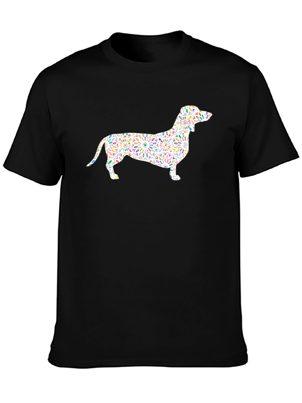Dachshund Mandala Graphic T-Shirt