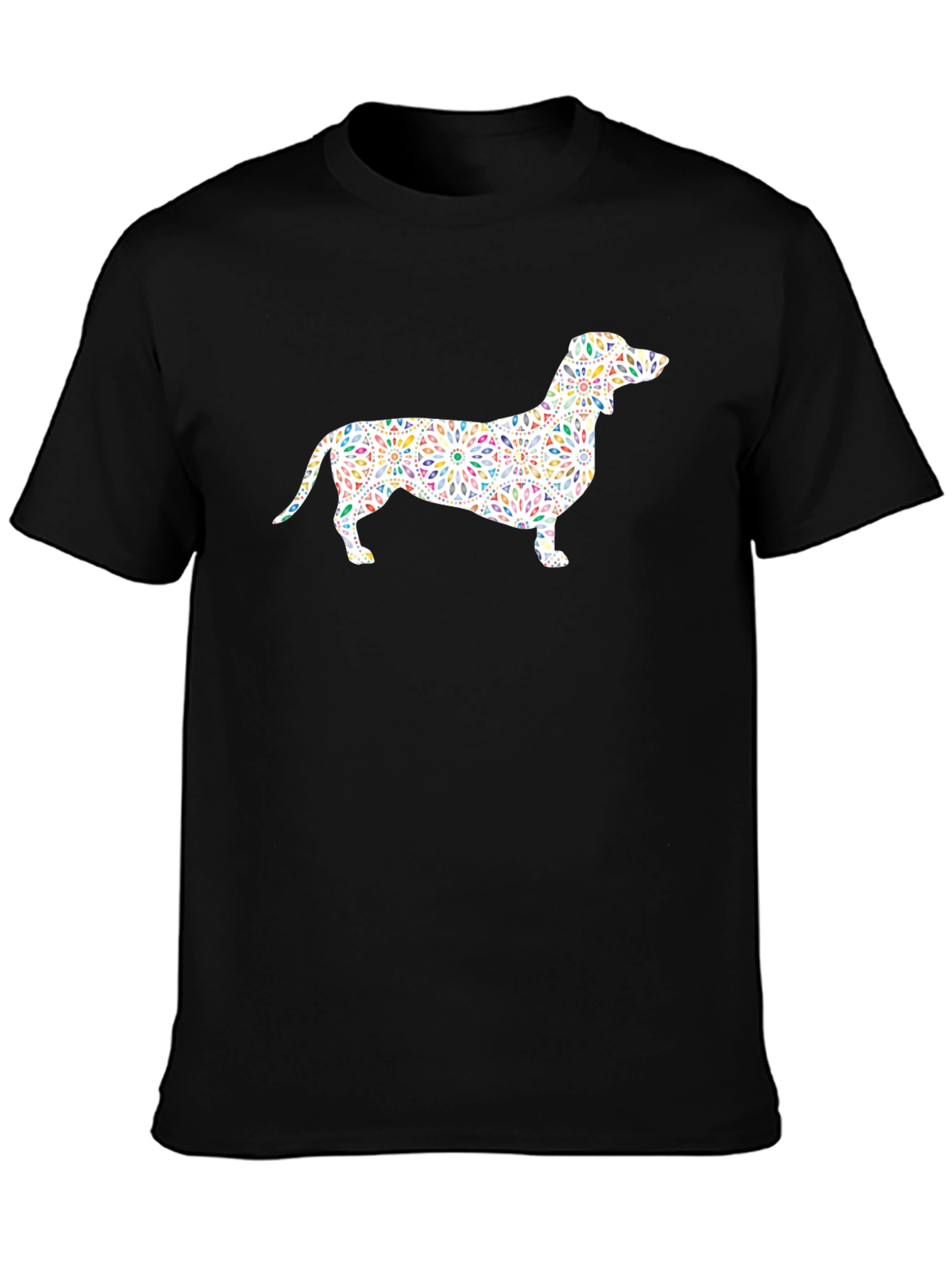 Dachshund Mandala Graphic T-Shirt