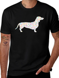 Dachshund Mandala Graphic T-Shirt