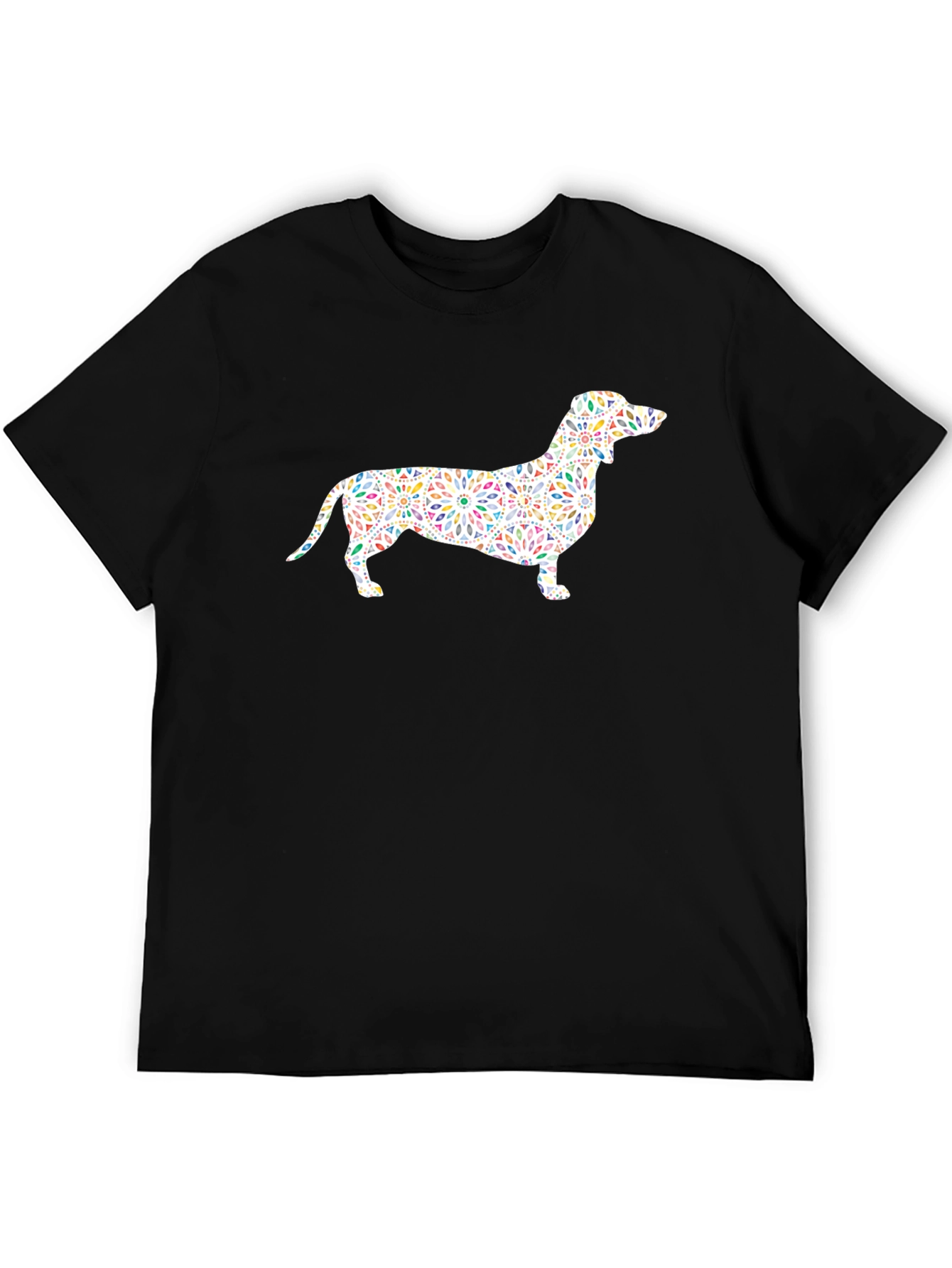 Dachshund Mandala Graphic T-Shirt