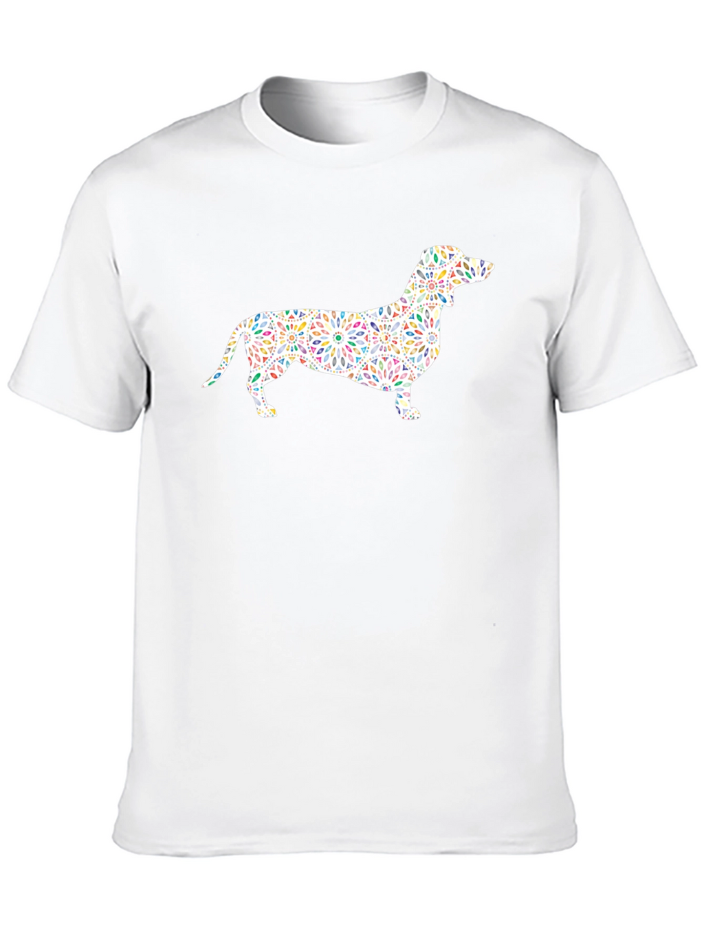 Dachshund Mandala Graphic T-Shirt