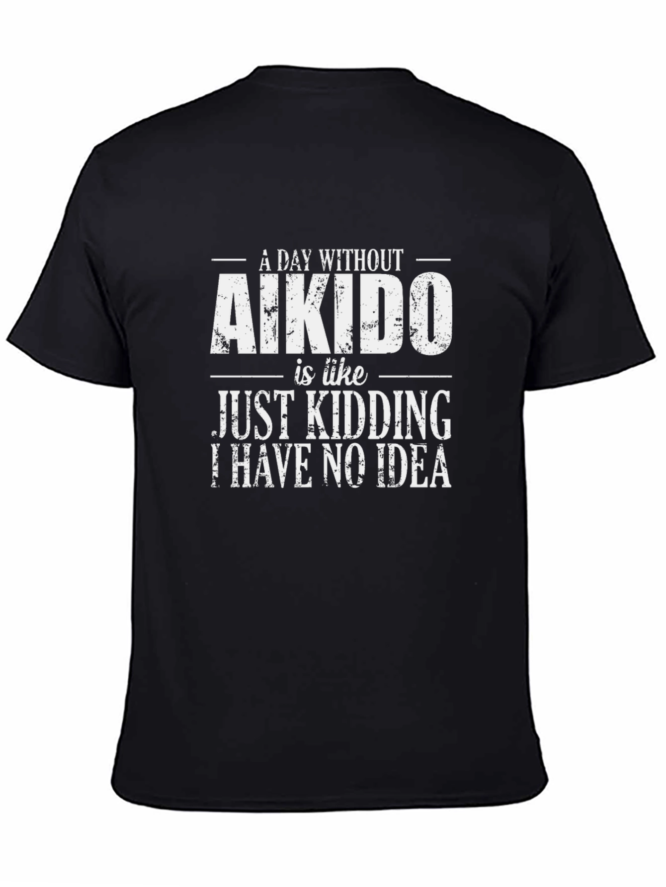Aikido T-Shirt: A Day Without Aikido
