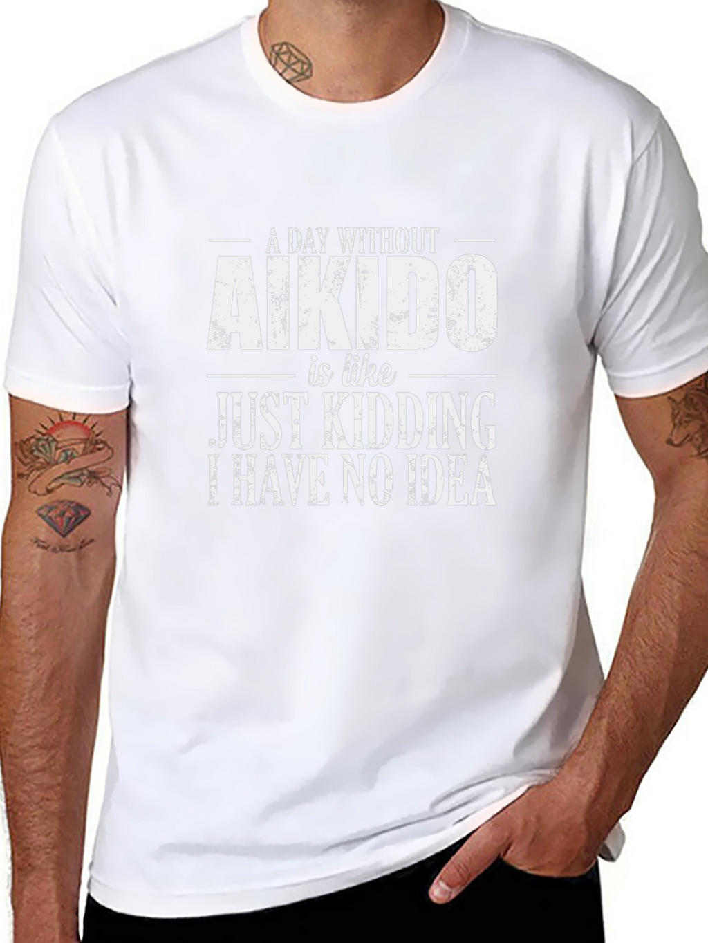 Aikido T-Shirt: A Day Without Aikido