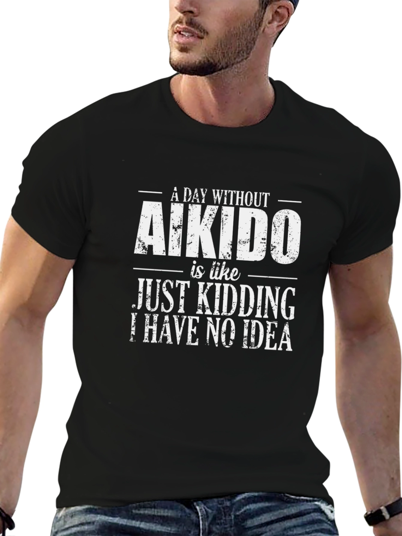 Aikido T-Shirt: A Day Without Aikido