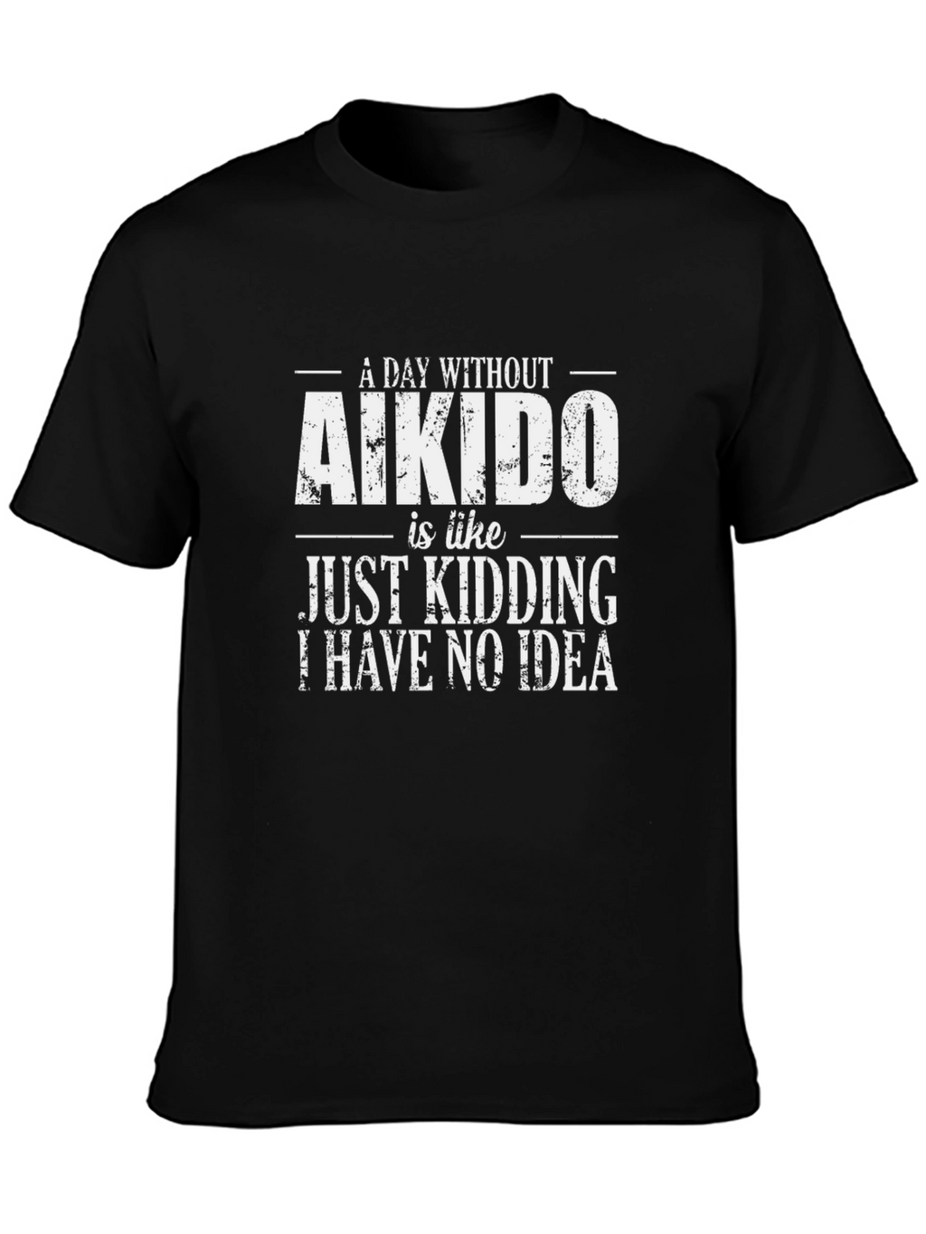 Aikido T-Shirt: A Day Without Aikido