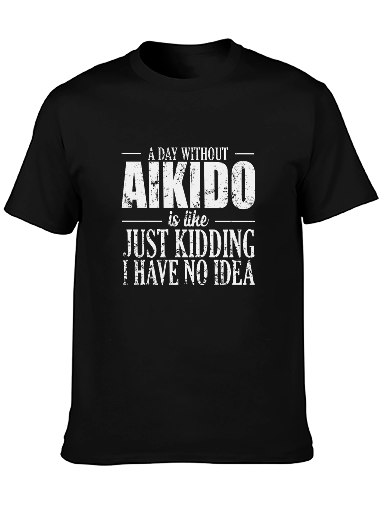 Aikido T-Shirt: A Day Without Aikido