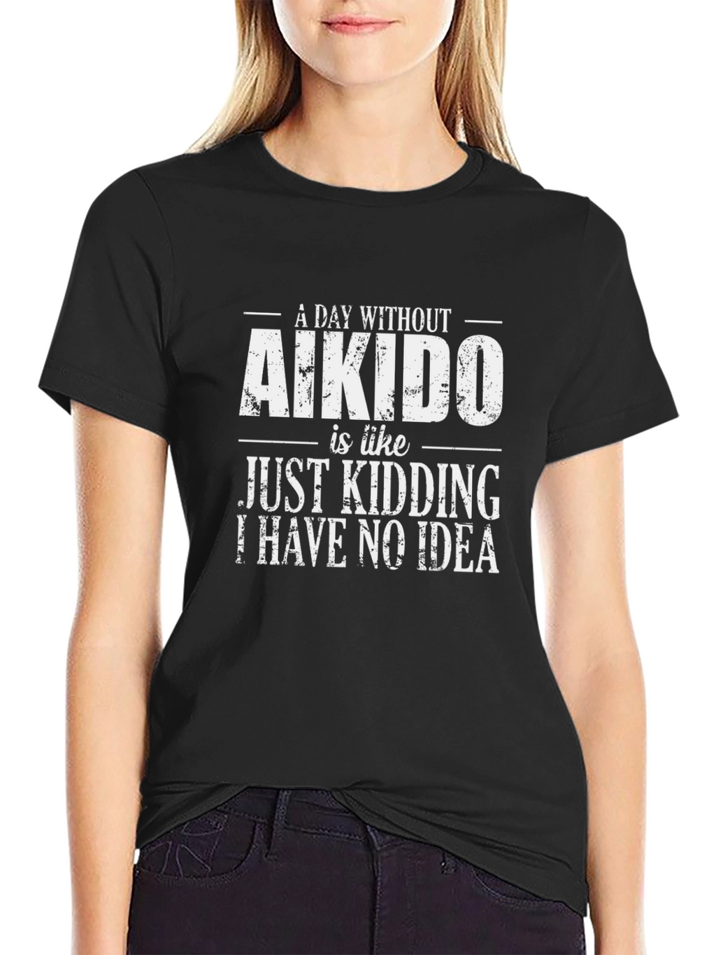 Aikido T-Shirt: A Day Without Aikido