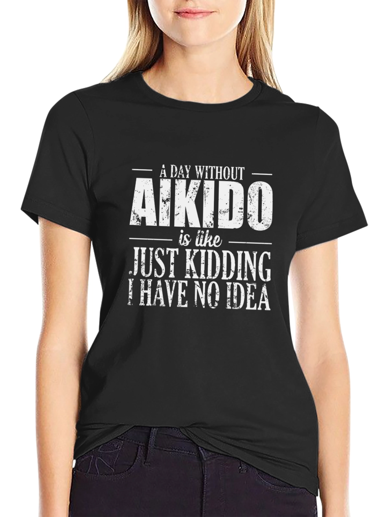 Aikido T-Shirt: A Day Without Aikido