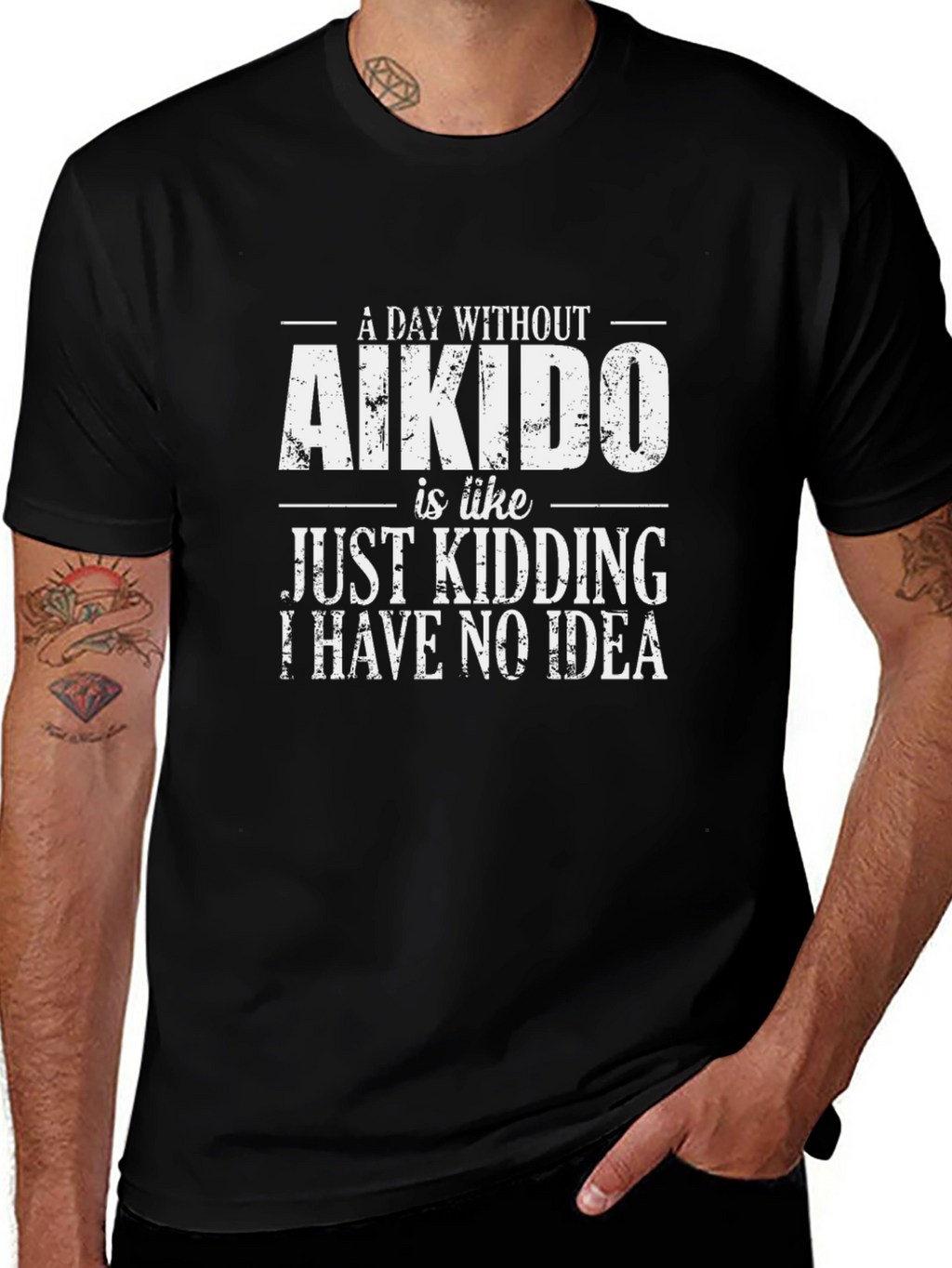 Aikido T-Shirt: A Day Without Aikido