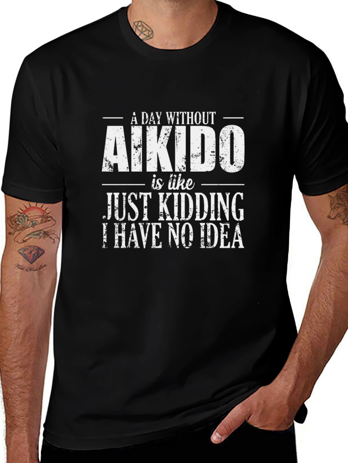Aikido T-Shirt: A Day Without Aikido