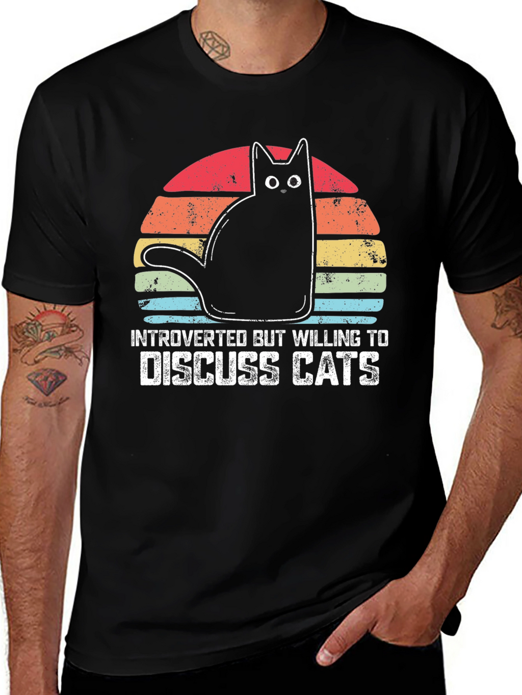 Introverted Cat Lover T-Shirt