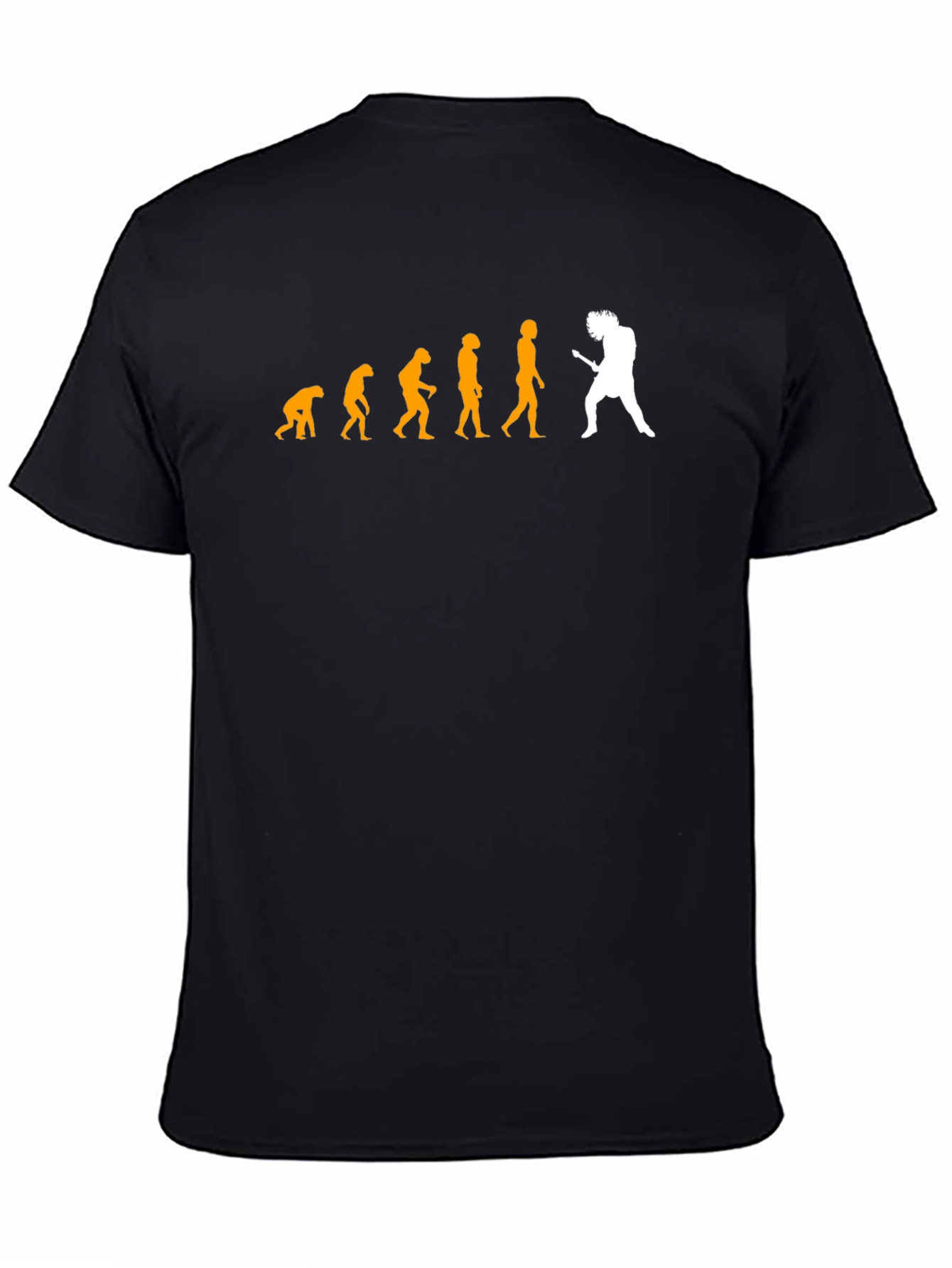 Evolution of Rock T-Shirt - Black Cotton Blend