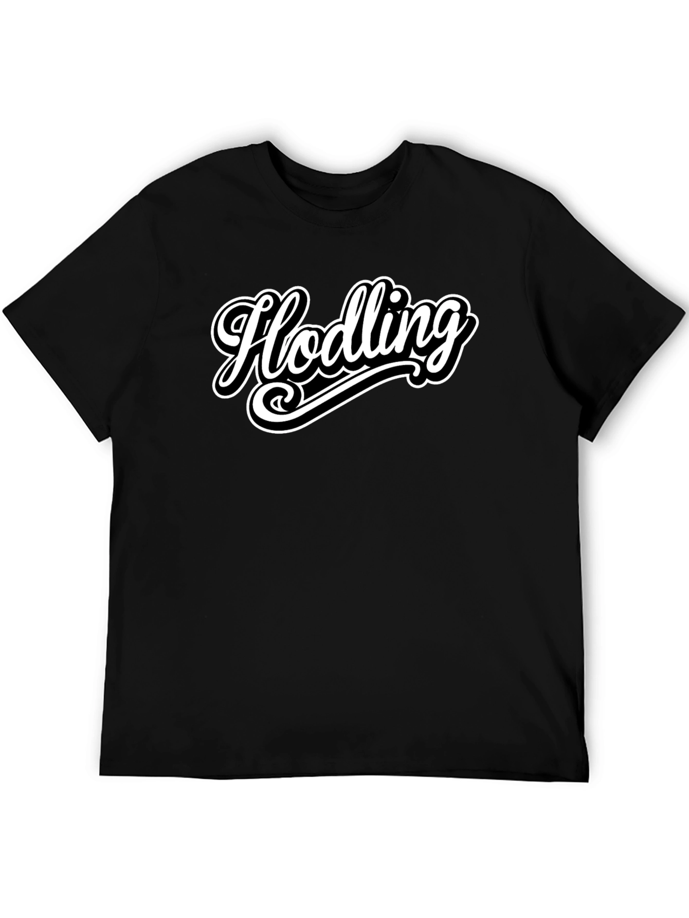 Hodling Crypto T-Shirt - Black Cotton Tee