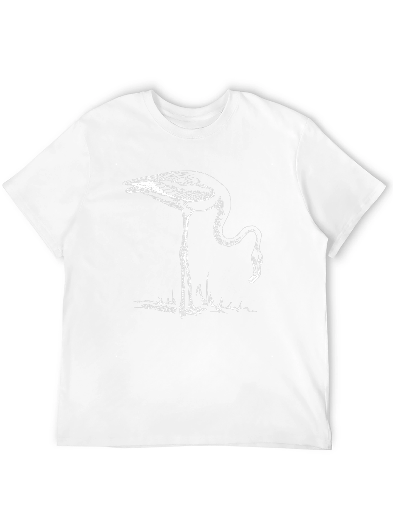 Flamingo Graphic Black T-Shirt