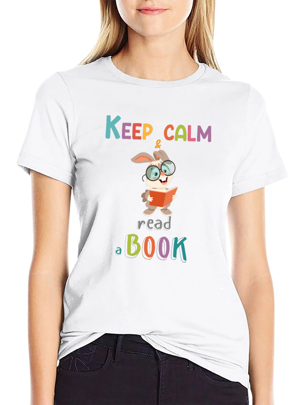 Keep Calm & Read a Book T-Shirt