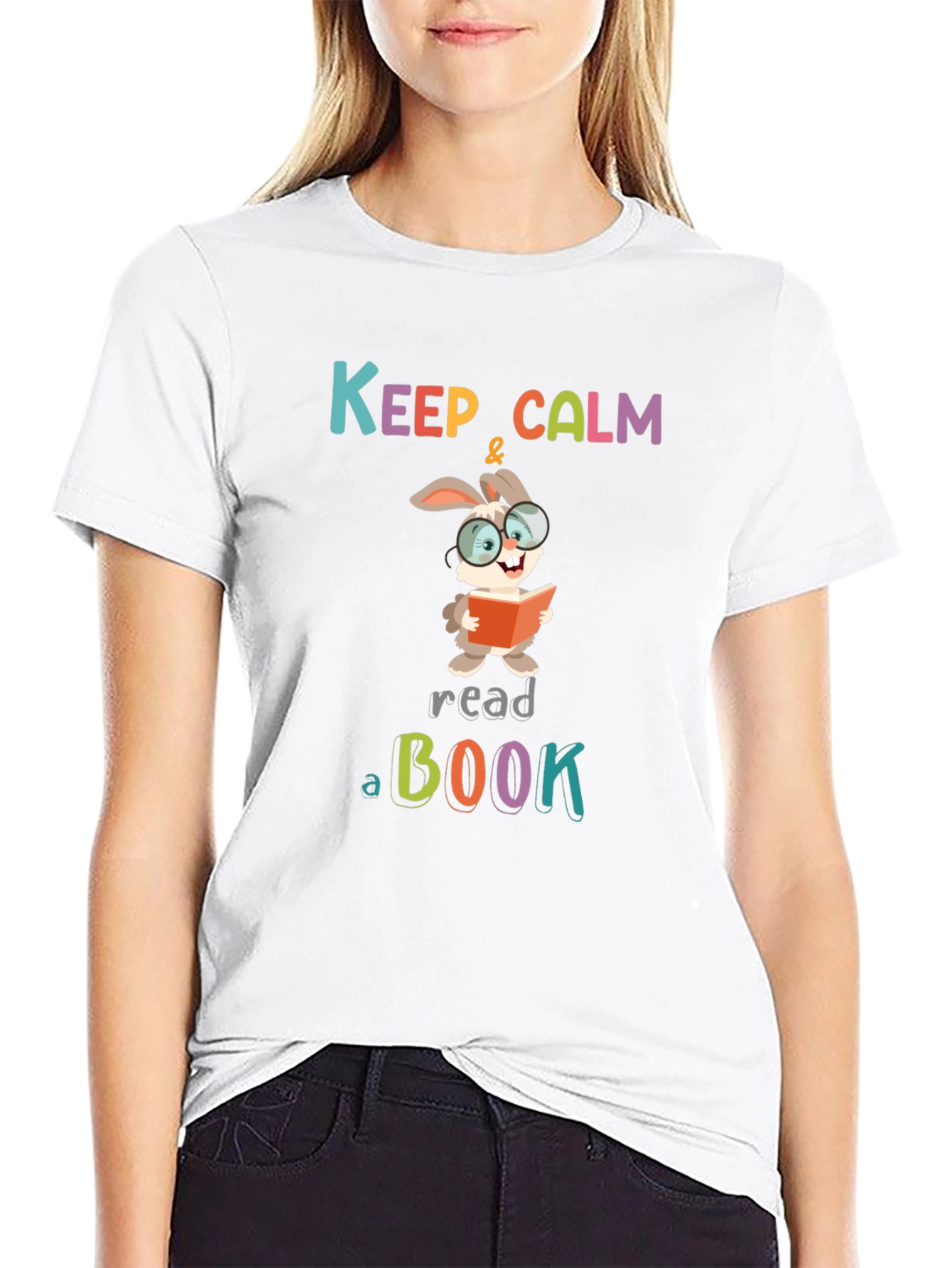 Keep Calm & Read a Book T-Shirt