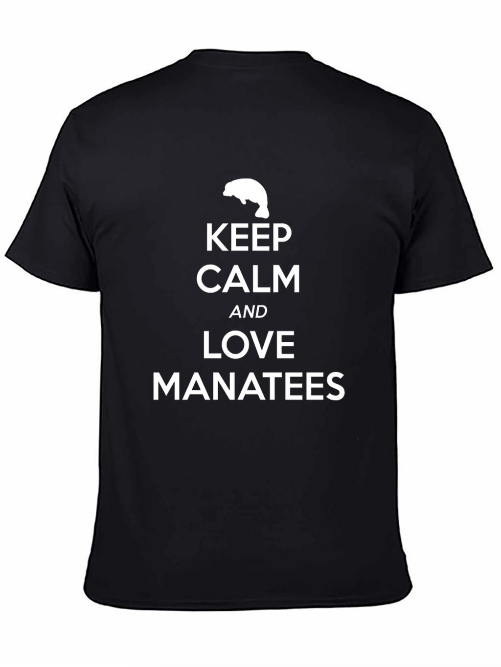 Keep Calm and Love Manatees Graphic T-Shirt