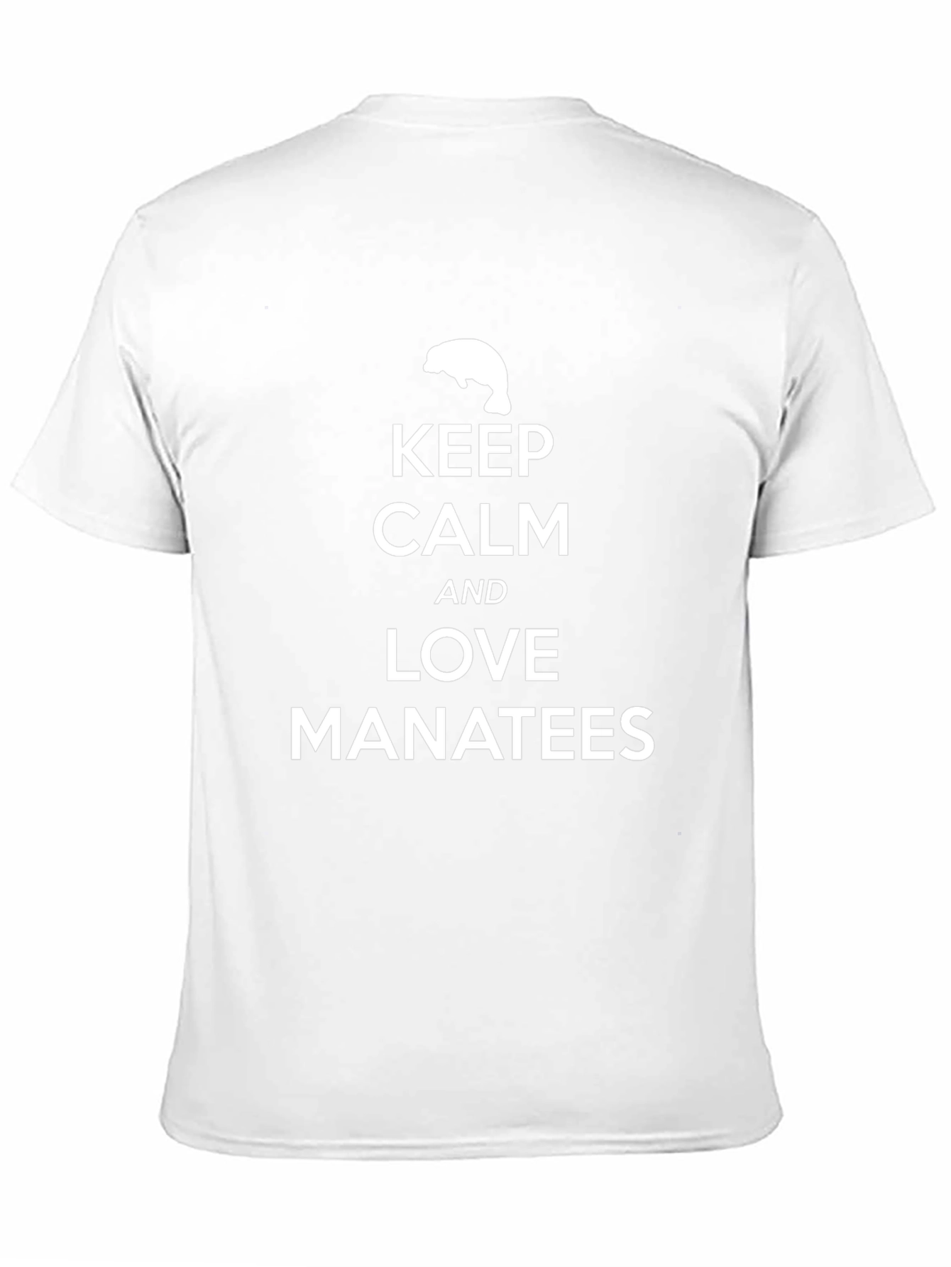 Keep Calm and Love Manatees Graphic T-Shirt
