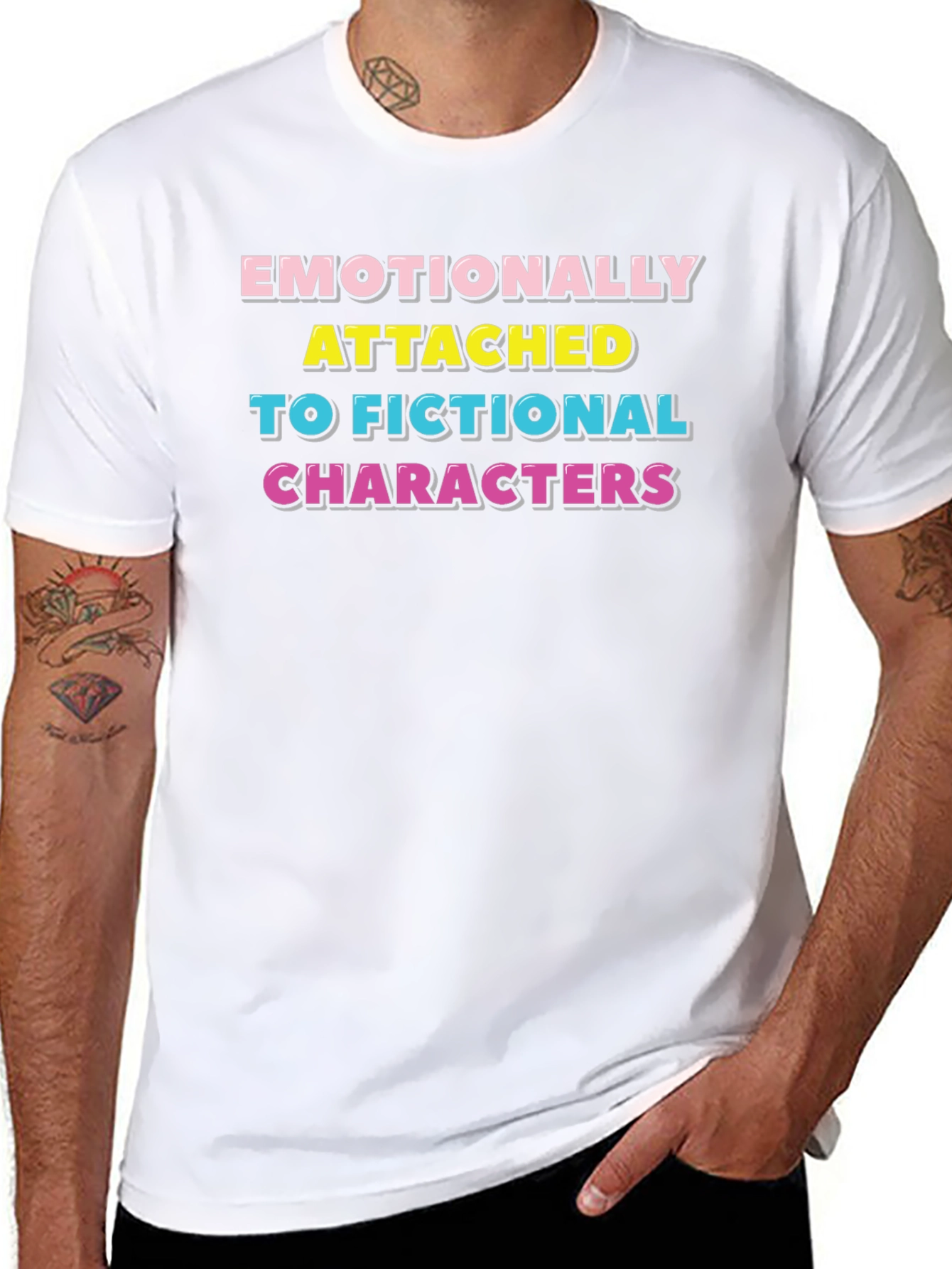 Emotionally Attached Fictional Characters T-Shirt